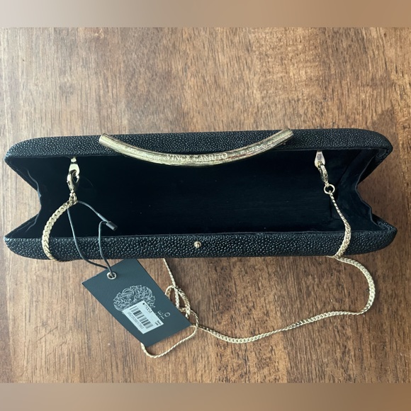 Vince Camuto Cross Body Clutch Black NWT retails $178 - Picture 5 of 5